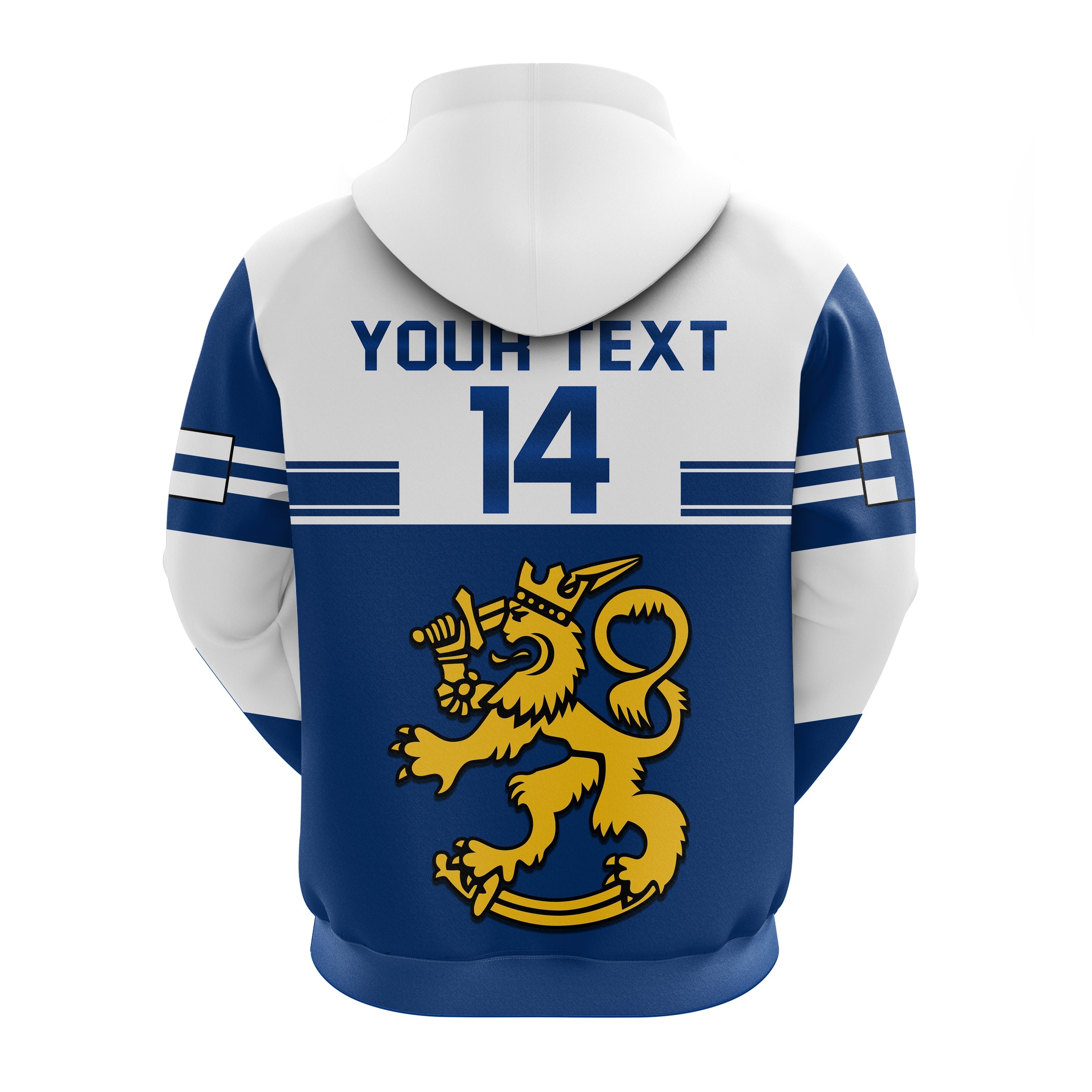 Custom Finland Hockey 2023 Hoodie Come On Suomi LT14