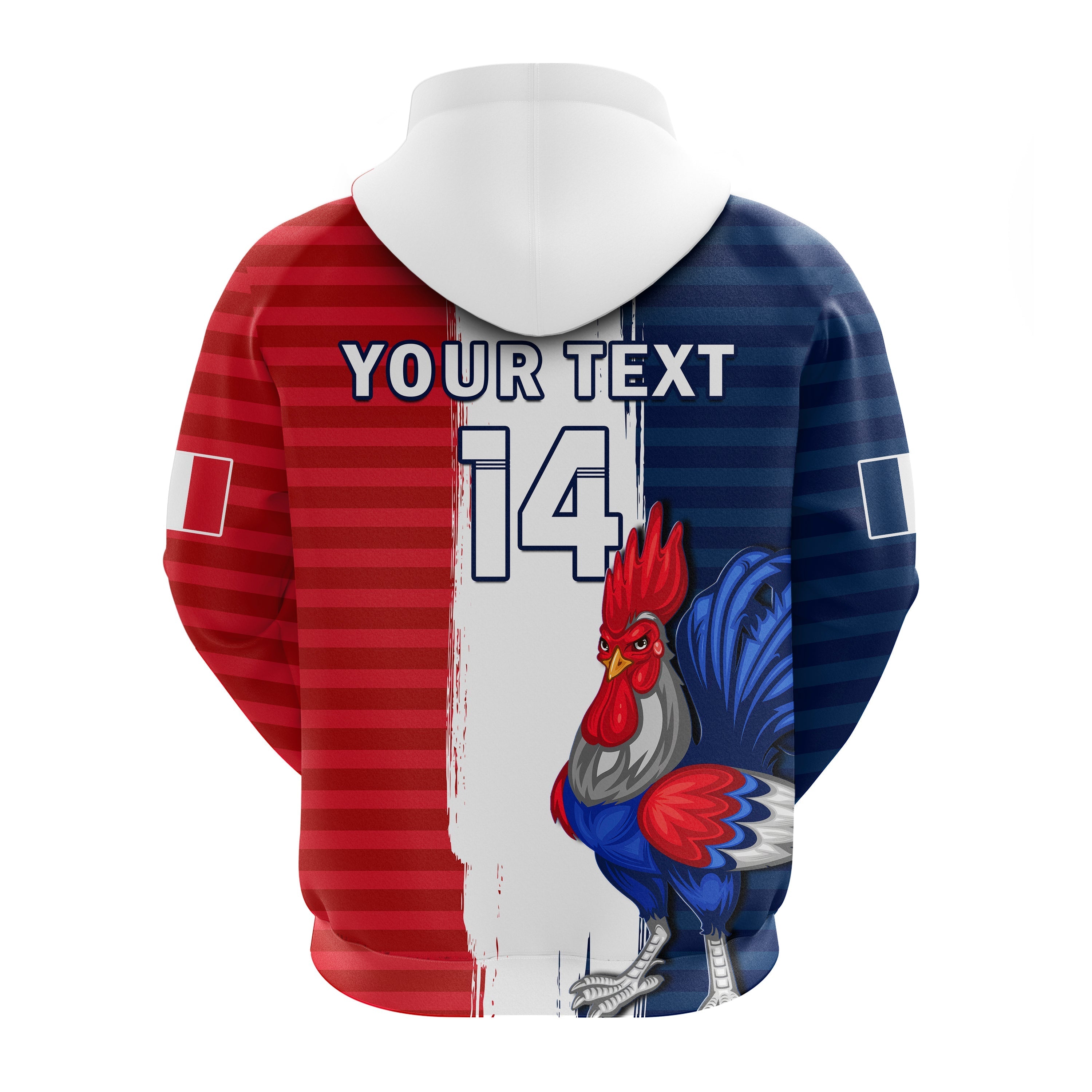 Custom France Football Hoodie Les Bleus Champions Football 2022 LT14