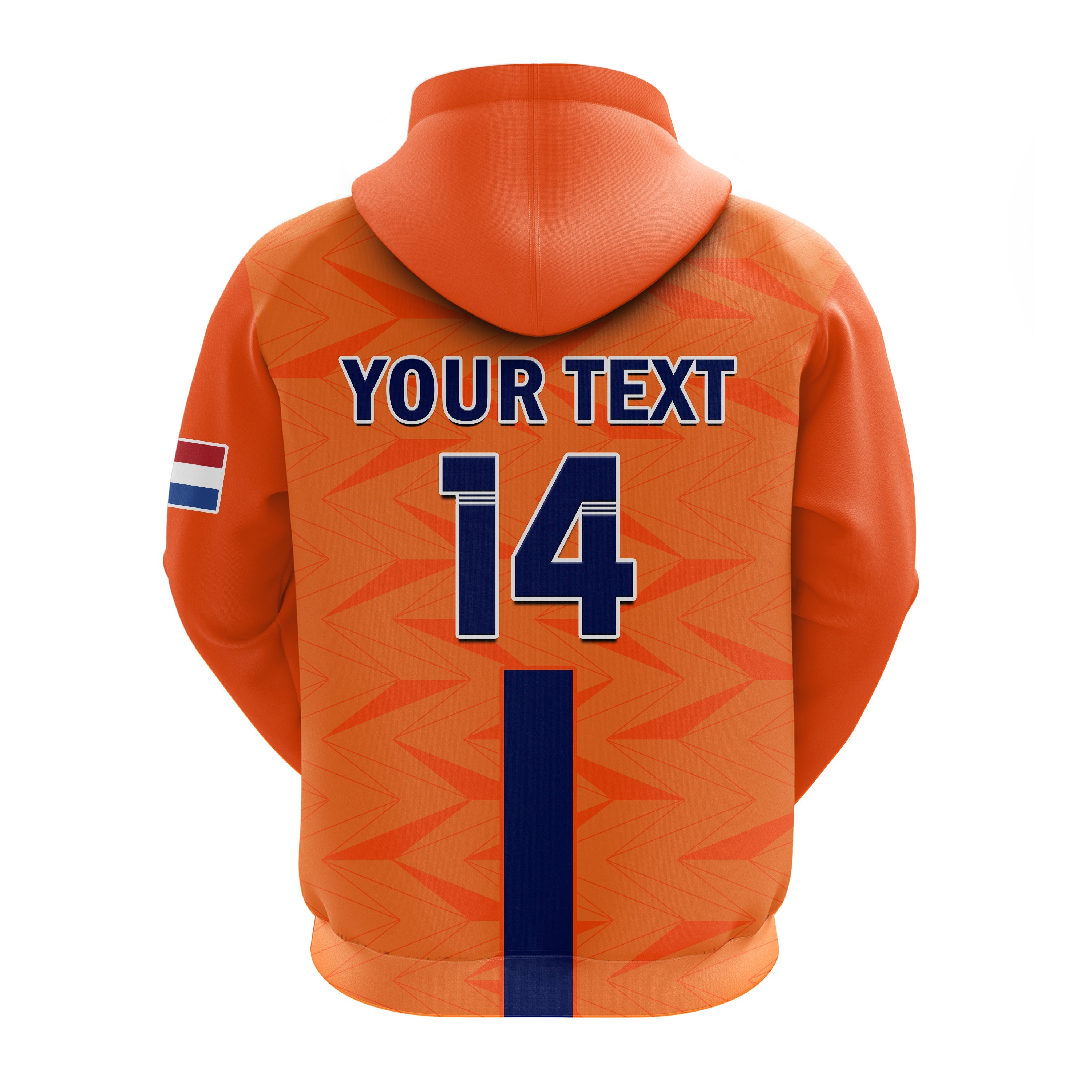 Custom Netherlands Football Hoodie Holland Football 2022 LT14