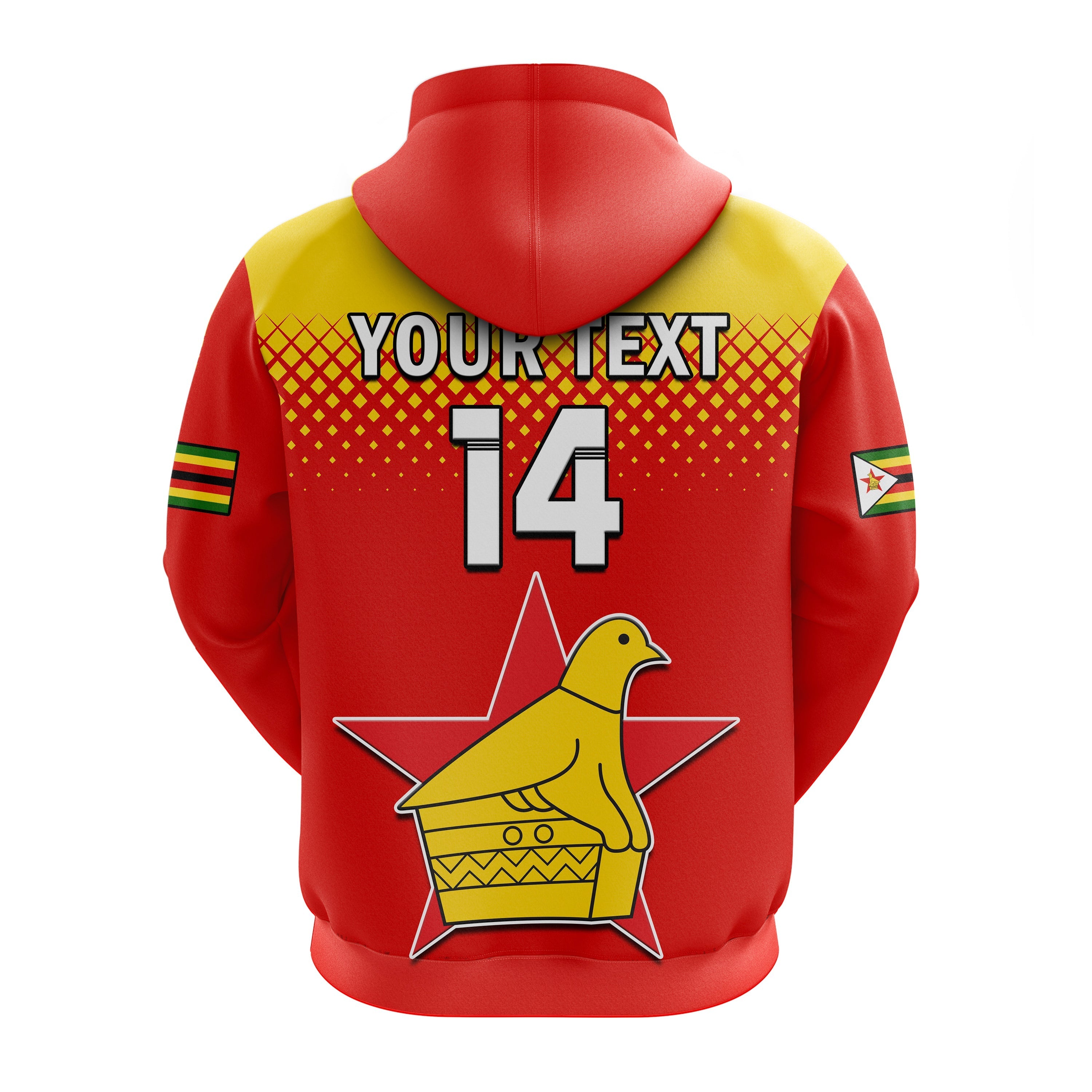 Custom Zimbabwe CrickeHoodie The Chevrons ODI Style LT14