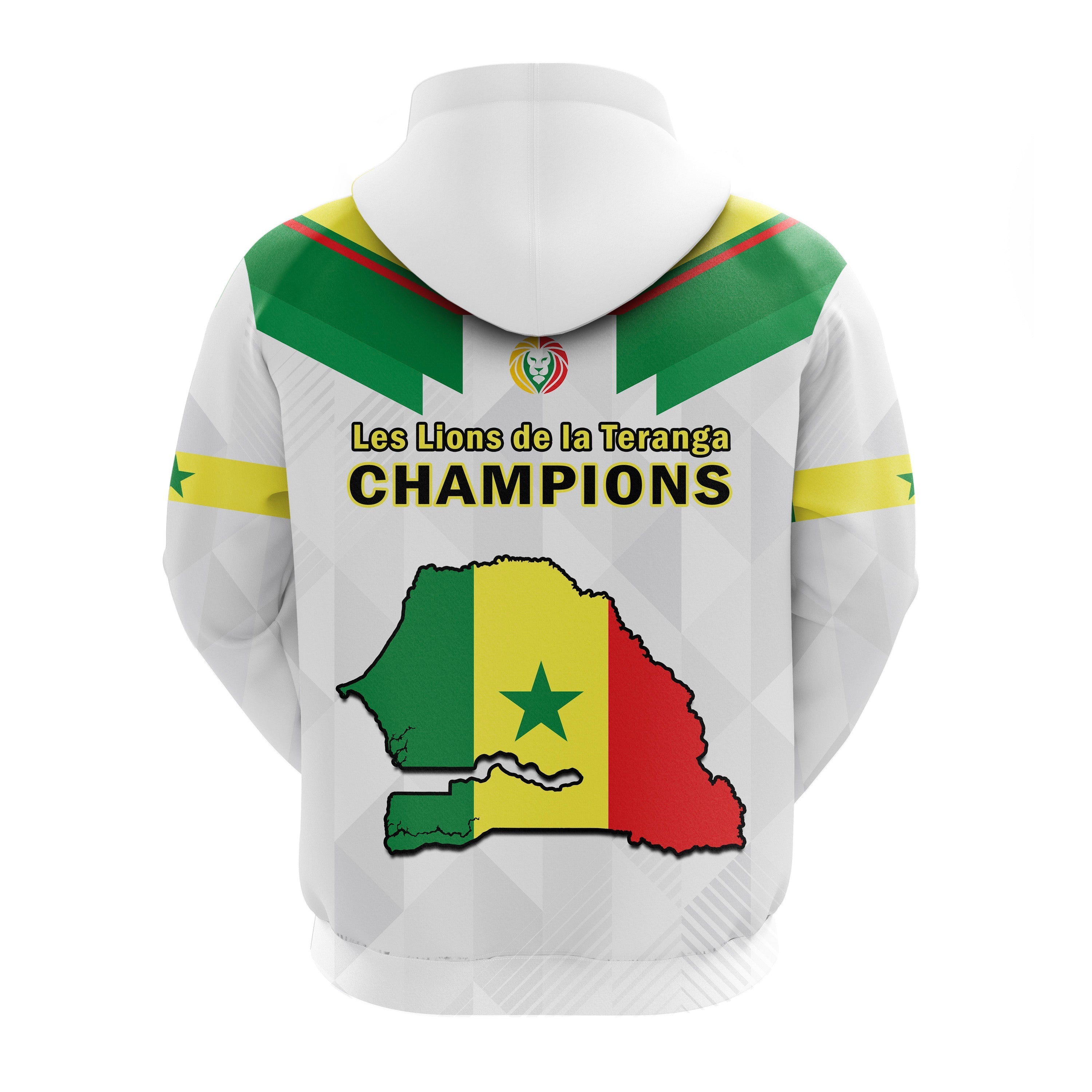 Senegal Football Hoodie Champions WC 2022 LT14