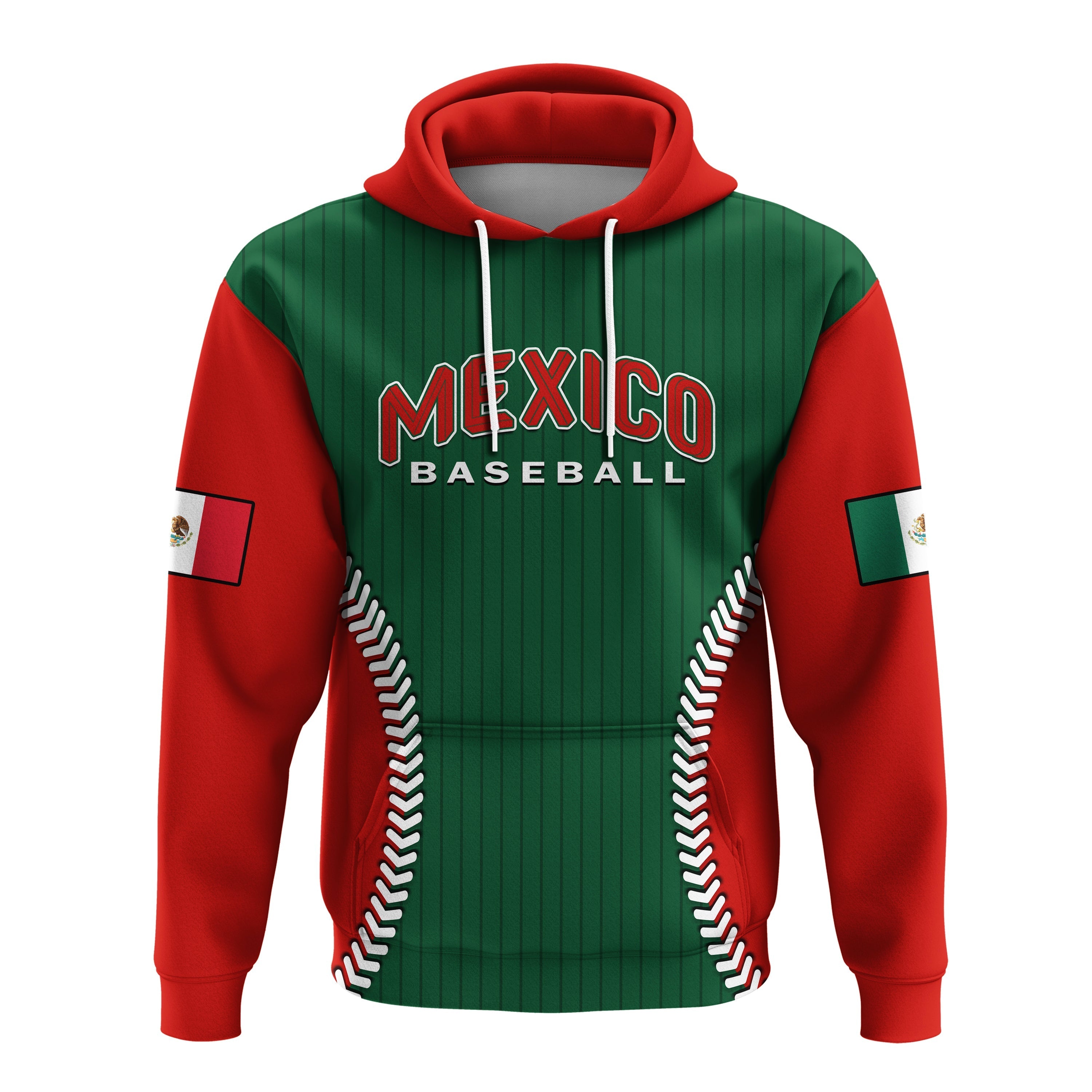 Custom Mexico Hoodie Baseball Sporty Style LT14