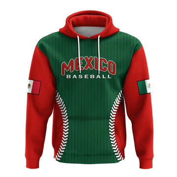 Custom Mexico Hoodie Baseball Sporty Style LT14