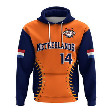 Custom Netherlands Baseball 2023 Hoodie Sporty Style LT14