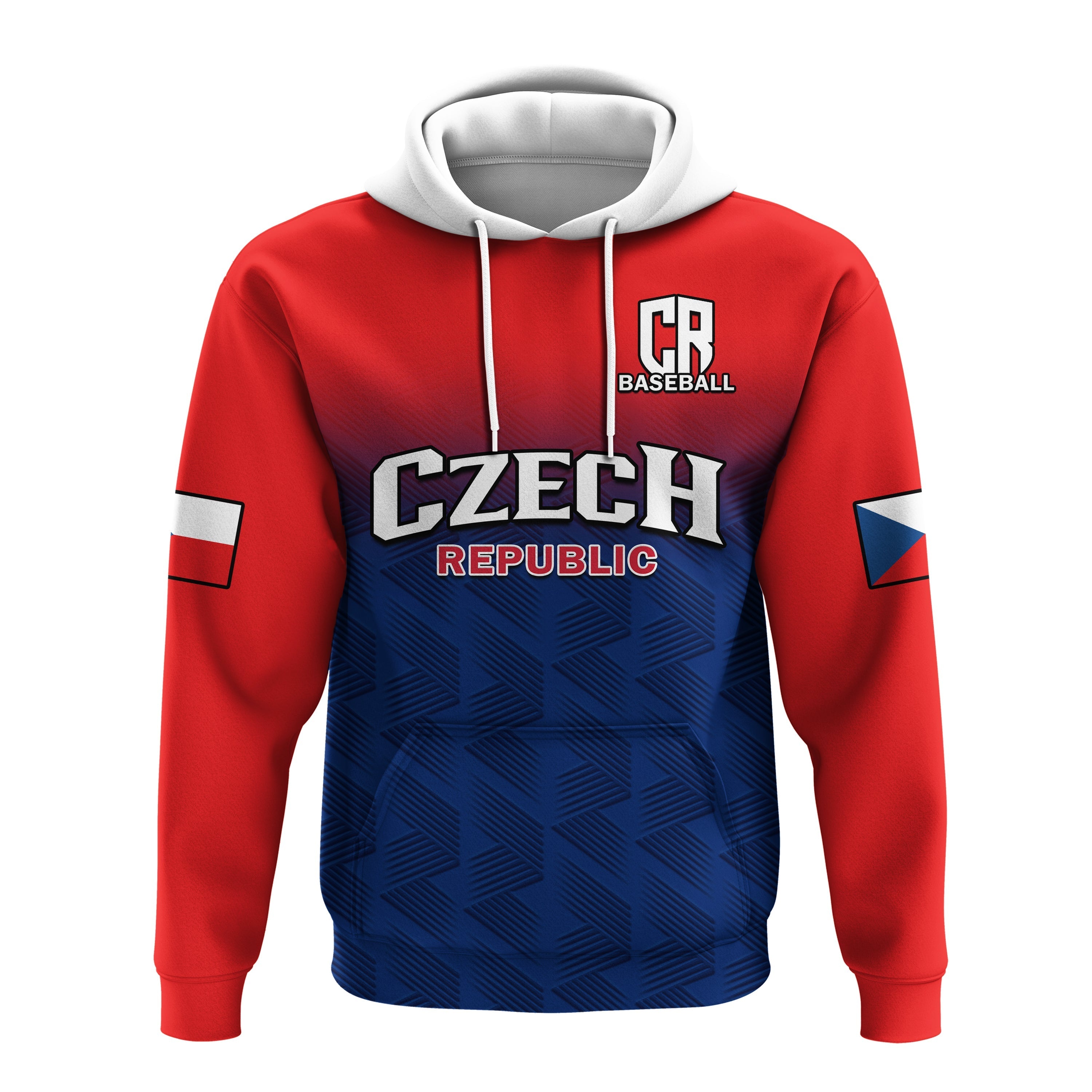 Custom Czech Republic 2023 Hoodie Baseball LT14