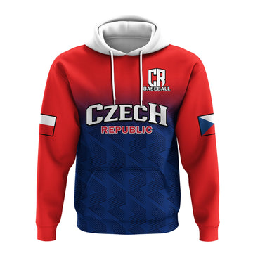 Custom Czech Republic 2023 Hoodie Baseball LT14