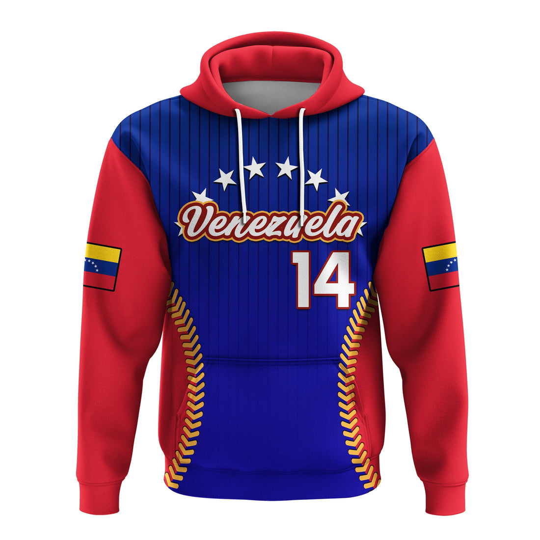 Custom Venezuela 2023 Hoodie Baseball Sporty Version LT14