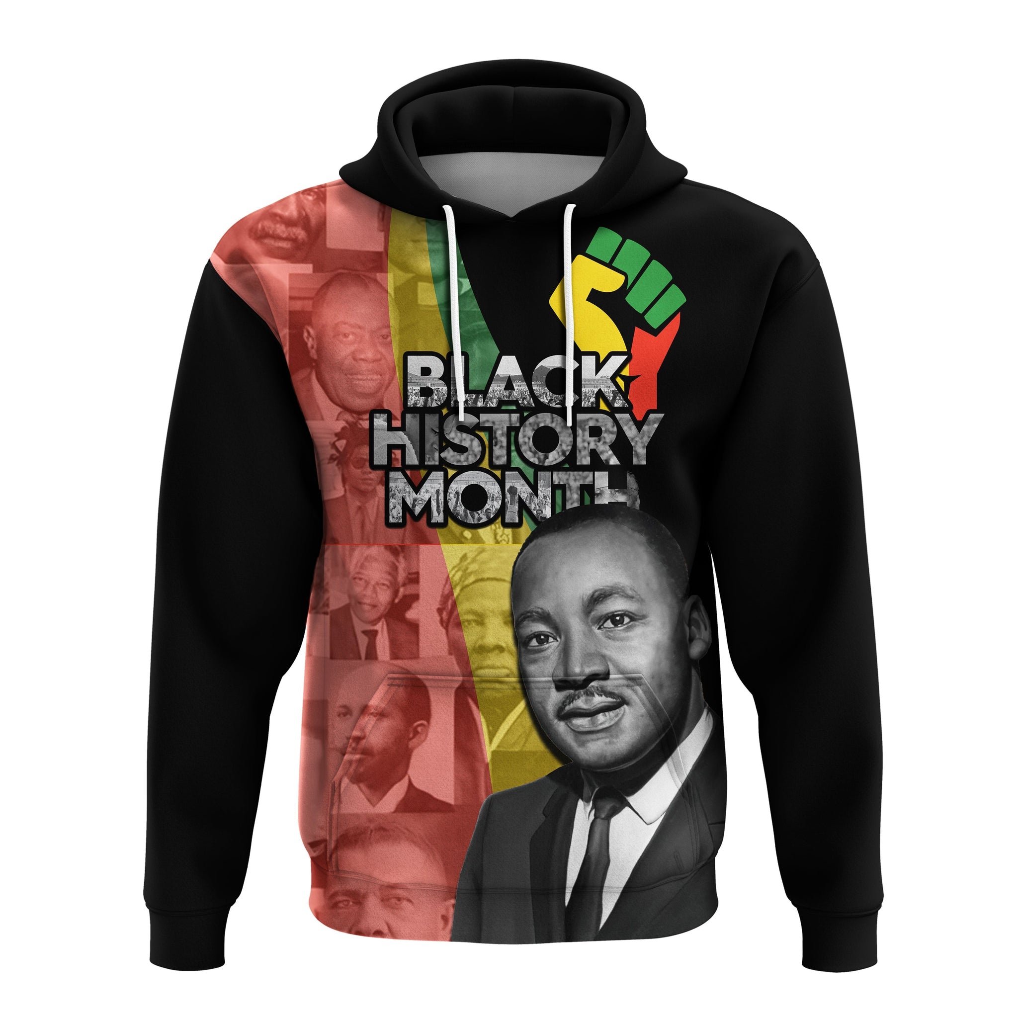 Custom Civil Rights Leaders Hoodie African American Black History Month LT14