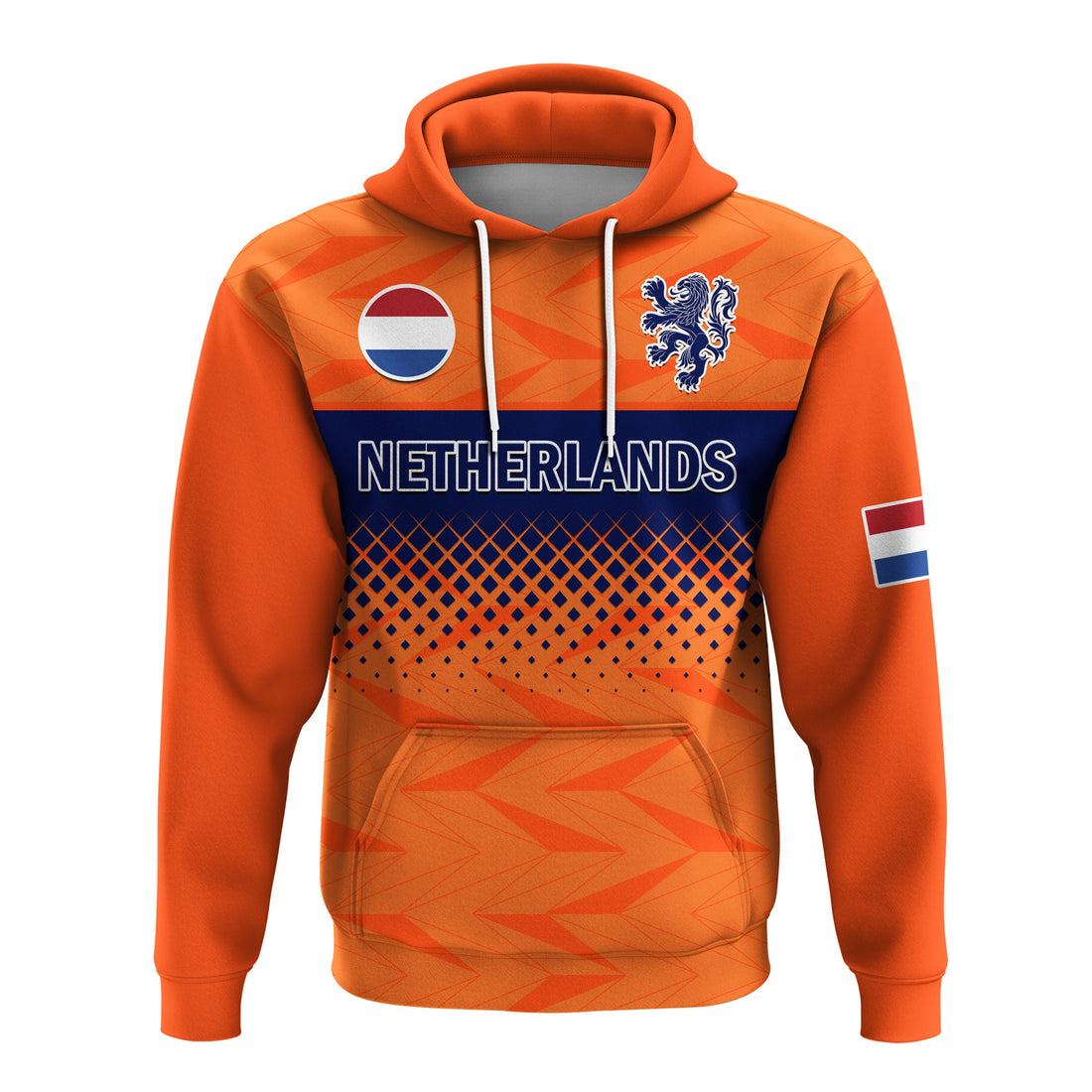 Custom Netherlands Football Hoodie Holland Football 2022 LT14