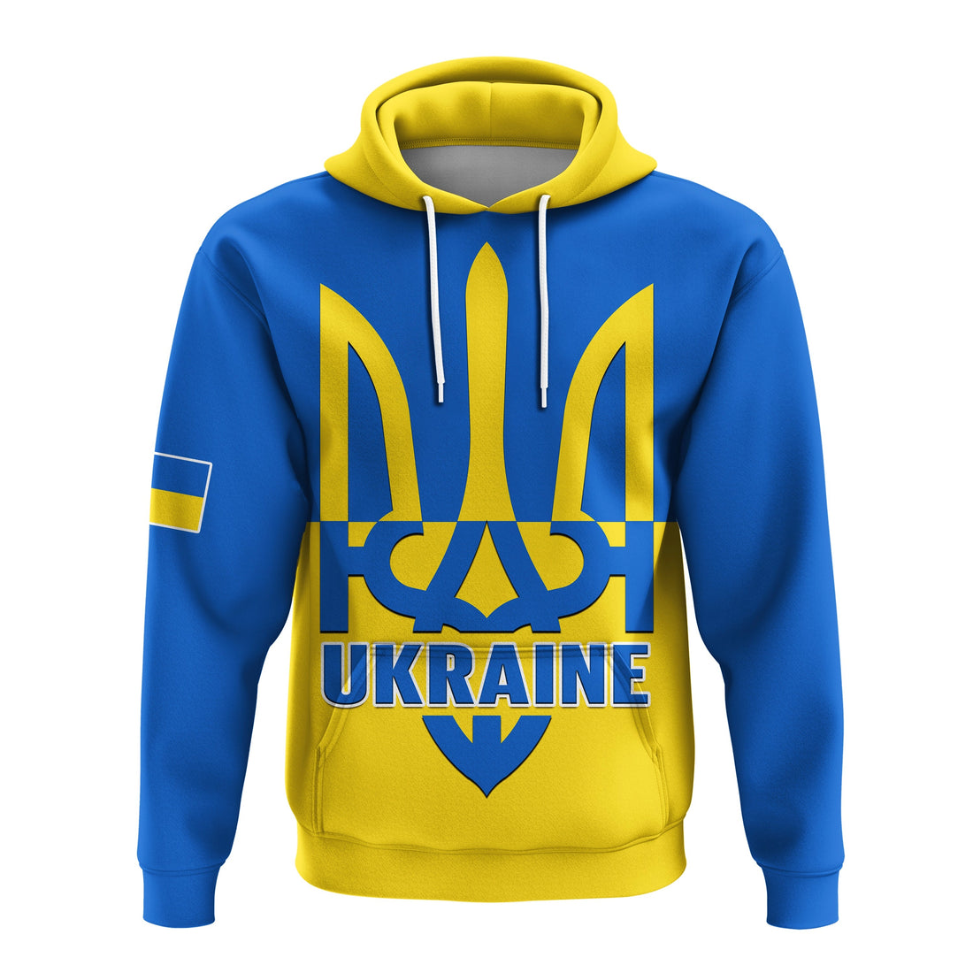 Custom Ukraine Hoodie Stand With Ukrainian Simple Style LT14