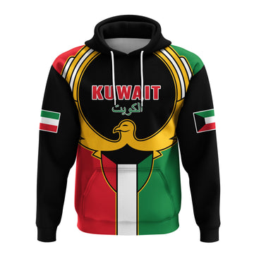 Custom Kuwai Hoodie Happy Independence Day With Coat Of Arms LT14