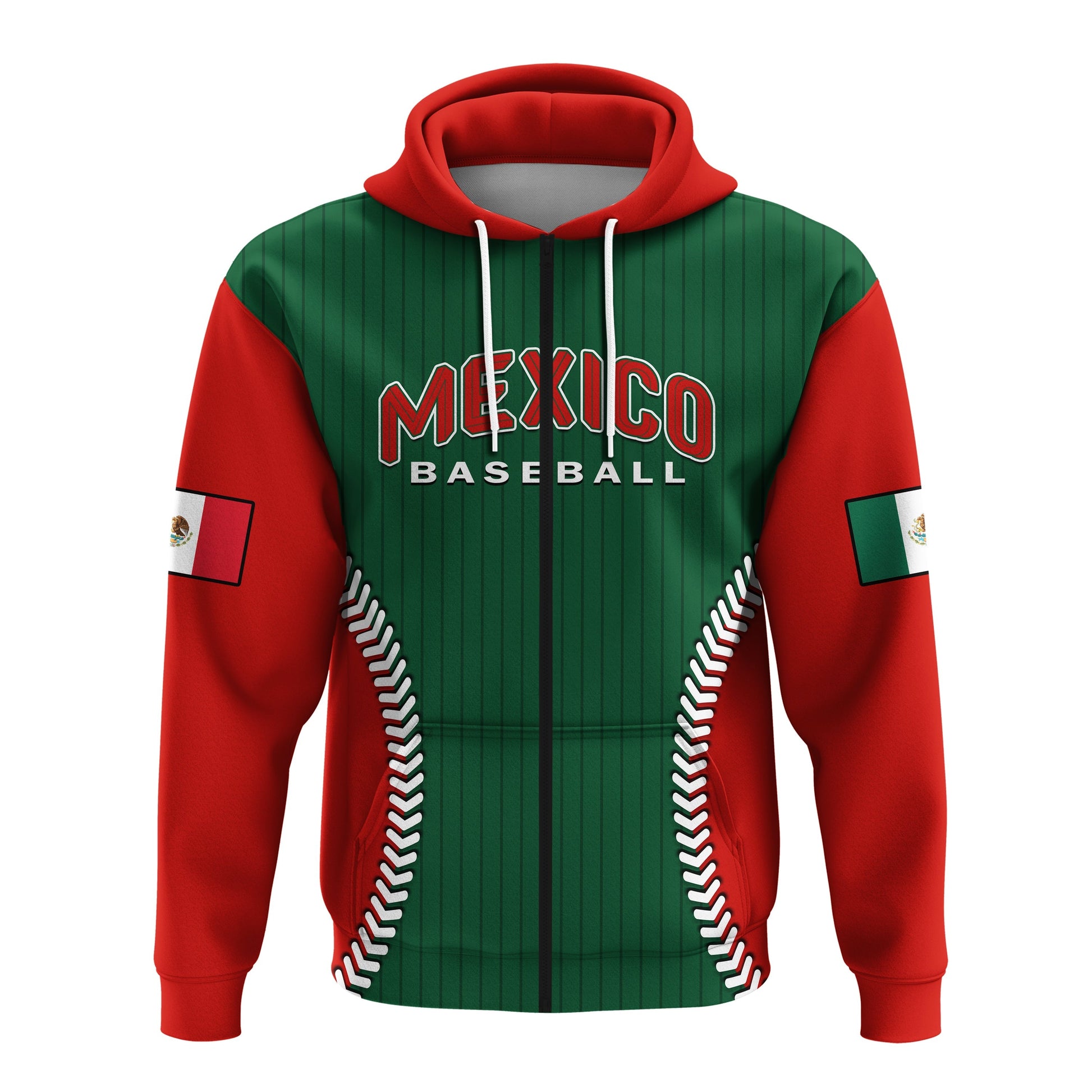 Custom Mexico Hoodie Baseball Sporty Style LT14