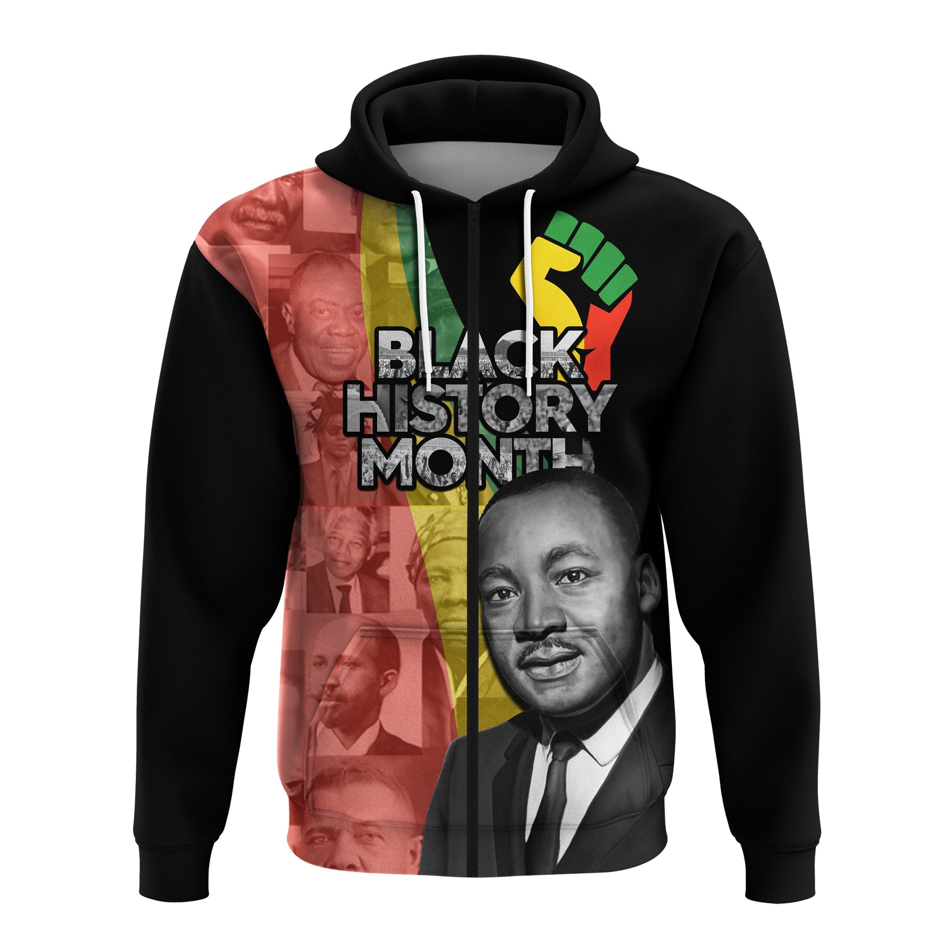 Custom Civil Rights Leaders Hoodie African American Black History Month LT14