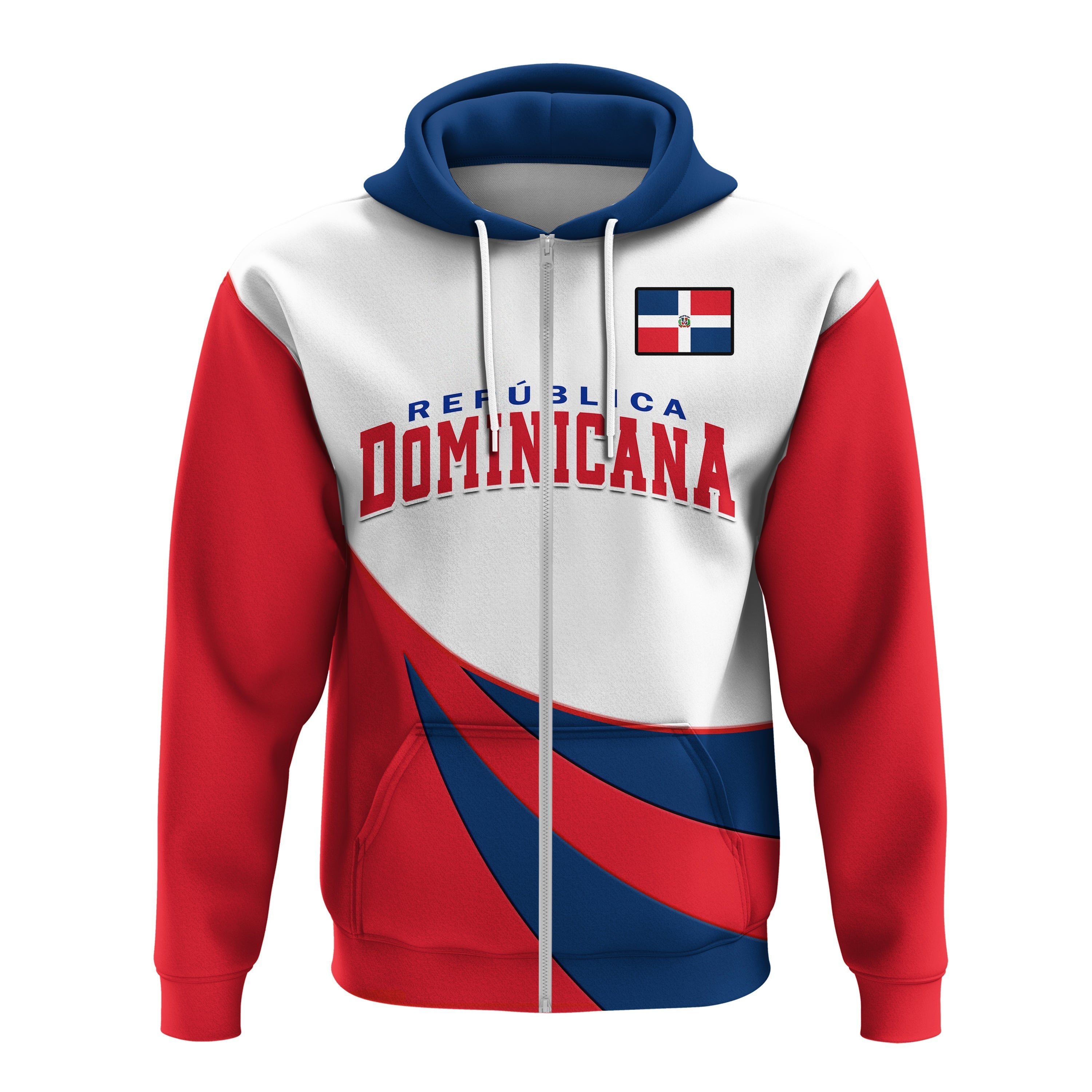 Custom Republica Dominicana 2023 Hoodie Baseball LT14