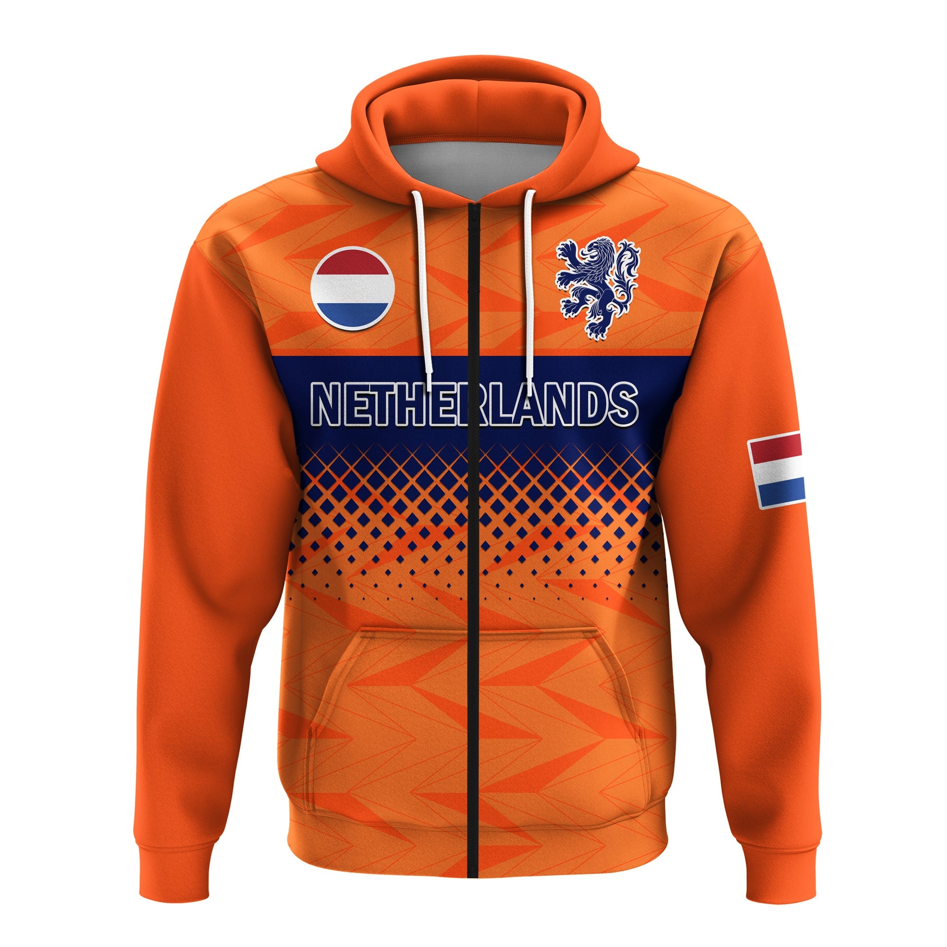 Netherlands Football Hoodie Holland Football 2022 LT14