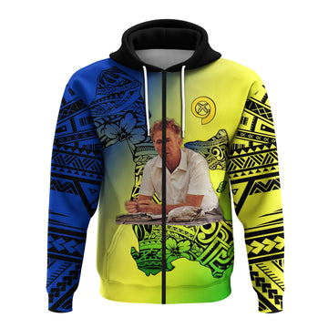 Vanuatu Darvall Wilkins Zip Hoodie Proud of Malampa LT13