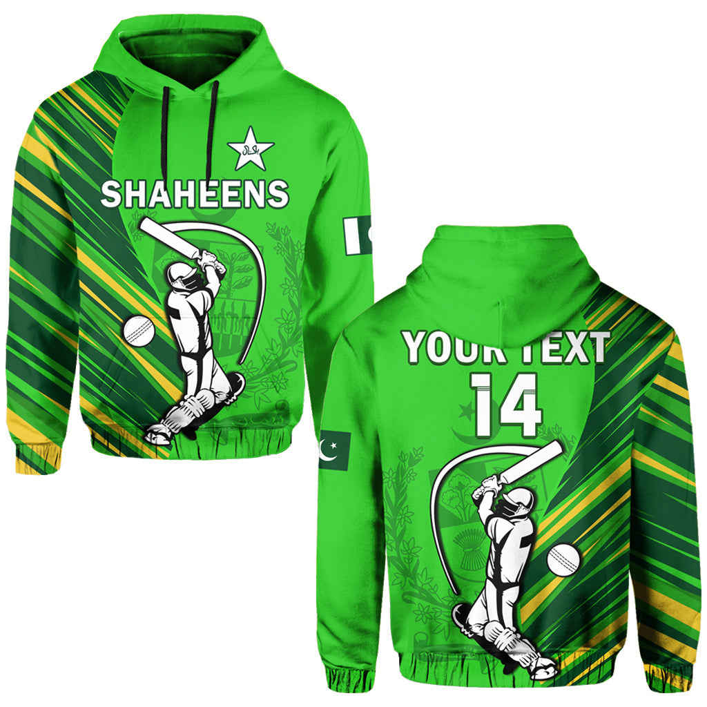 Custom Pakistan CrickeHoodie Go Shaheens Simple Style LT14