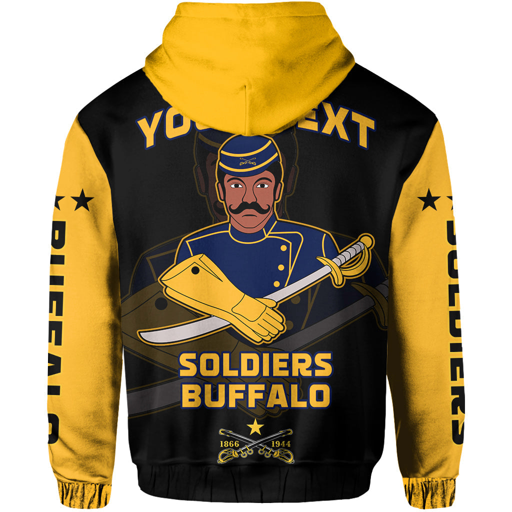 Custom Buffalo Soldiers Hoodie BSMC Club Adore Motorcycle LT13