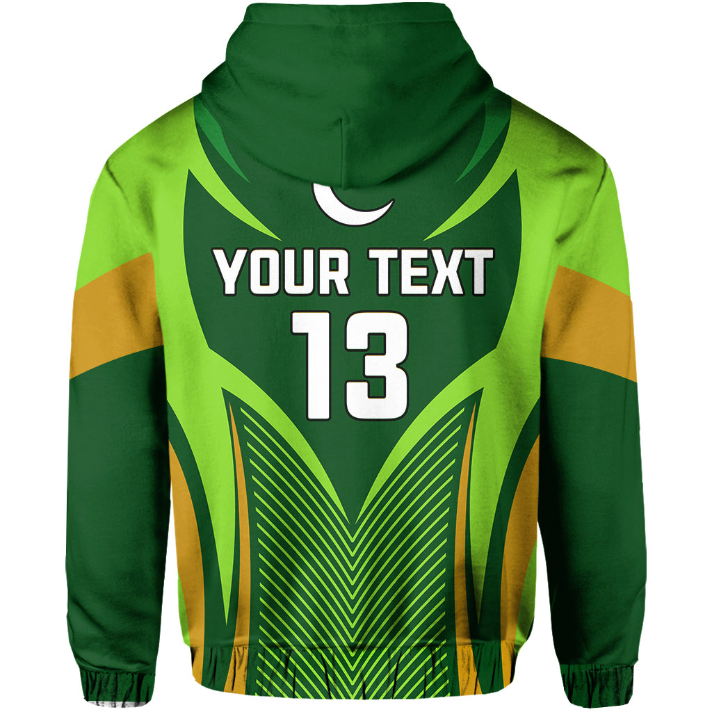 Custom Pakistan CrickeHoodie Green Shaheens Champion LT13