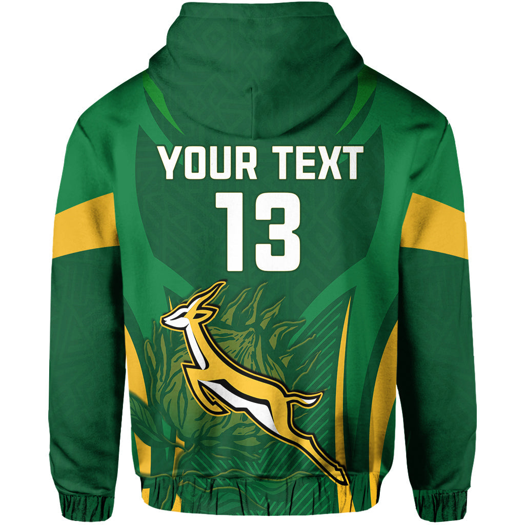 Custom South Africa Rugby Hoodie Springboks Champion LT13