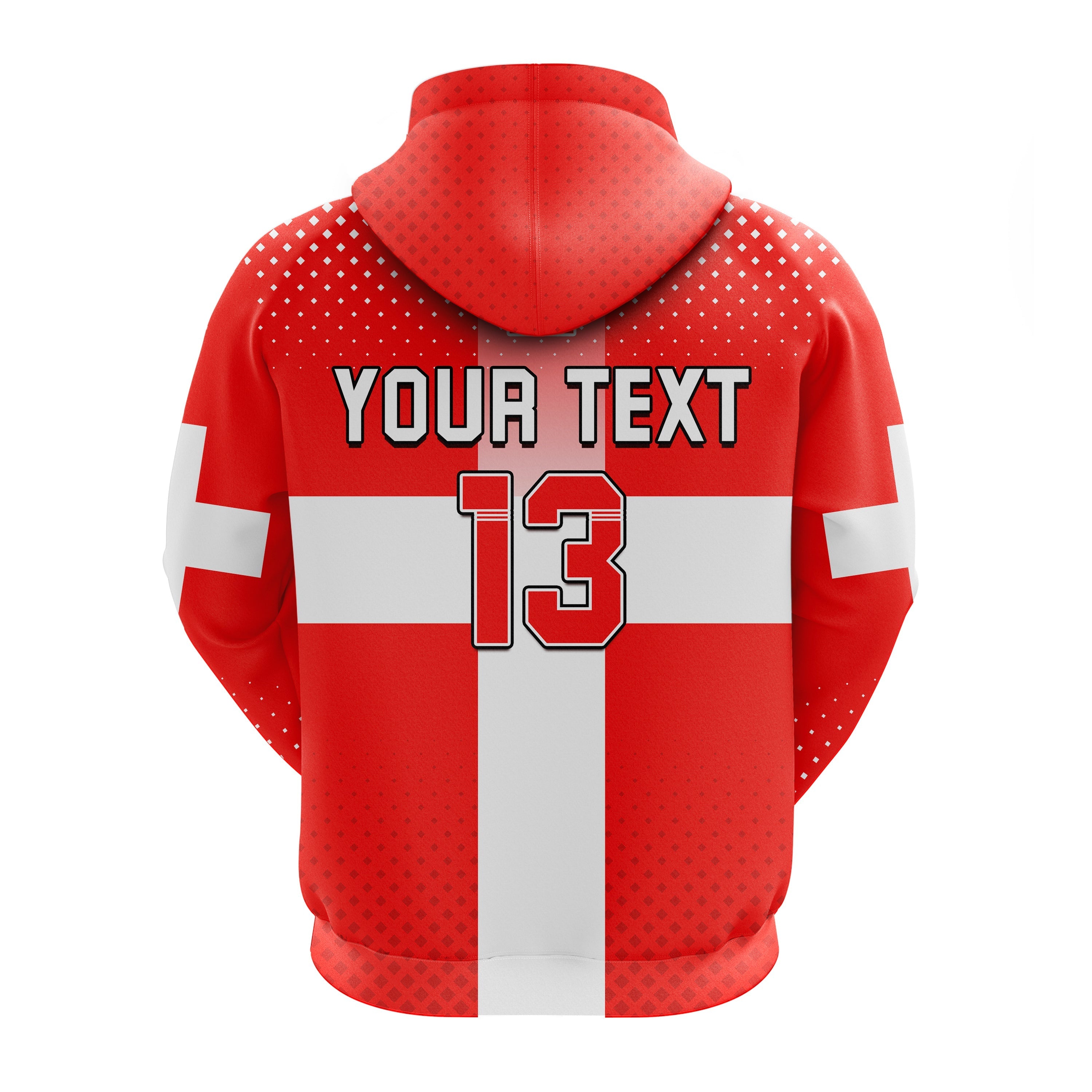 Custom Switzerland Football Hoodie Schweizer Pati Champion 2022 World Cup LT13