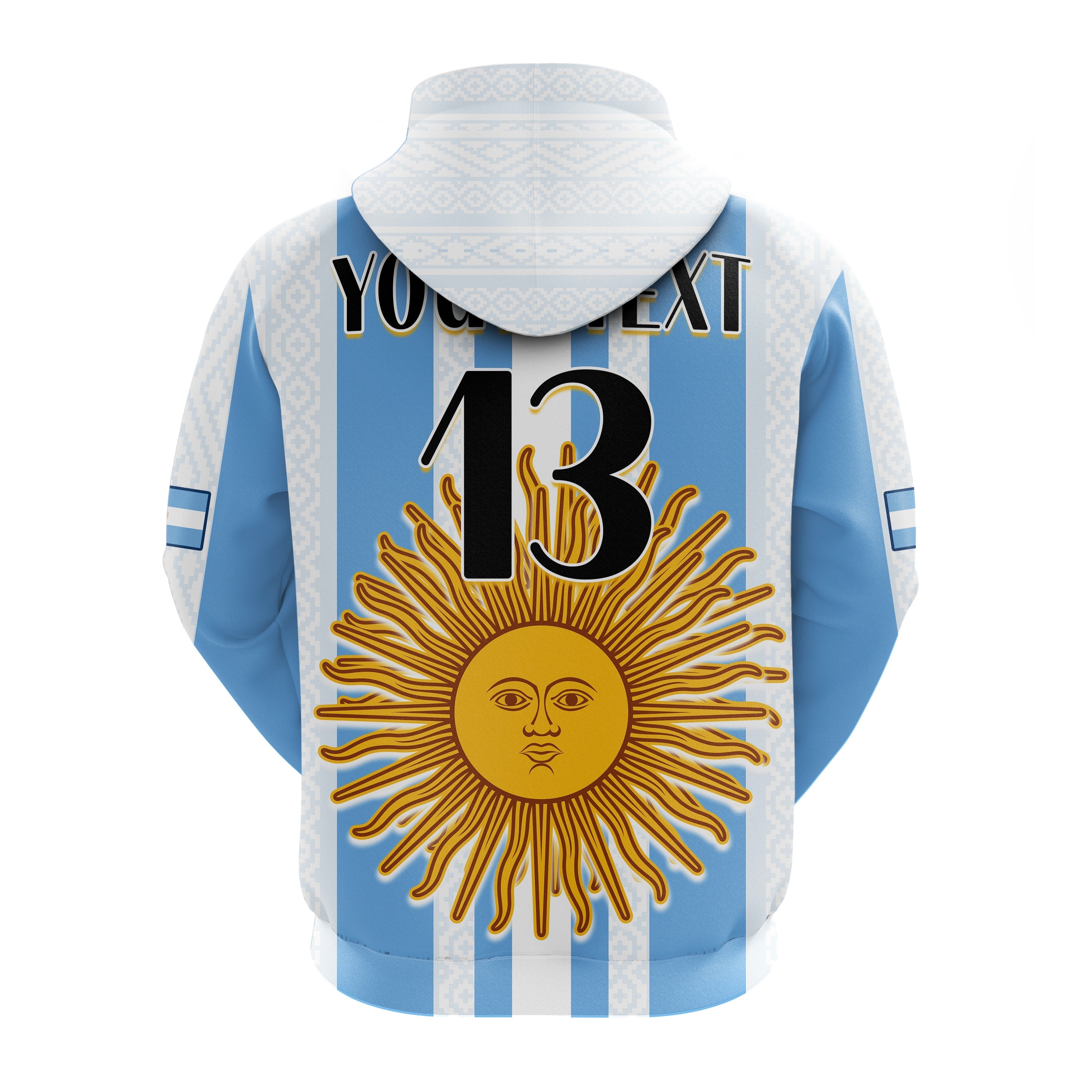 Custom Argentina Football Hoodie World Champions 2022 Dream Come True LT13