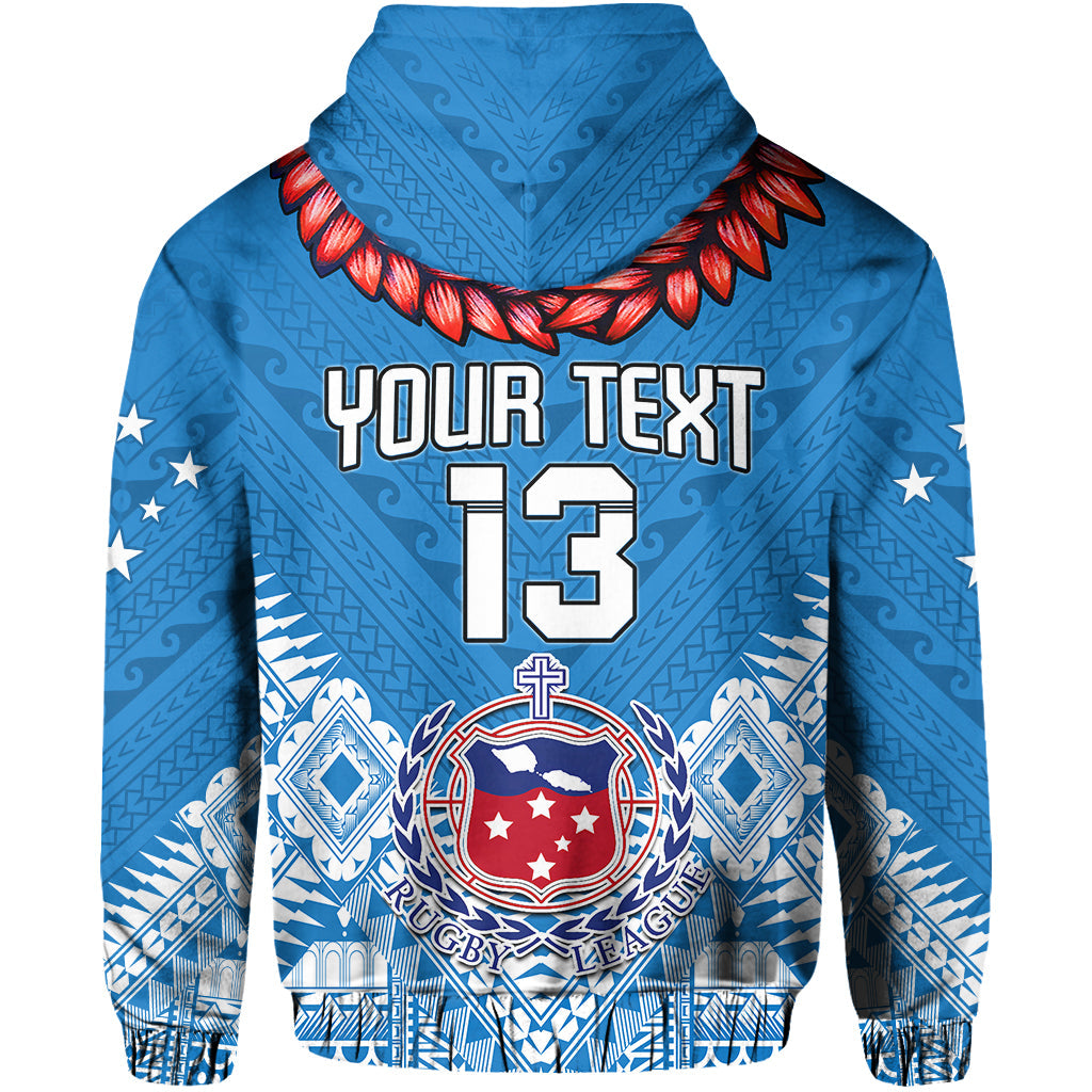 Custom Toa Samoa Rugby Hoodie Manu Siva Tau Style Ulafala LT13