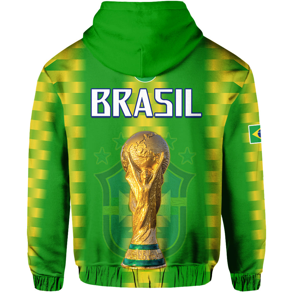 Brazil Football Champions Hoodie Proud Selecao LT13