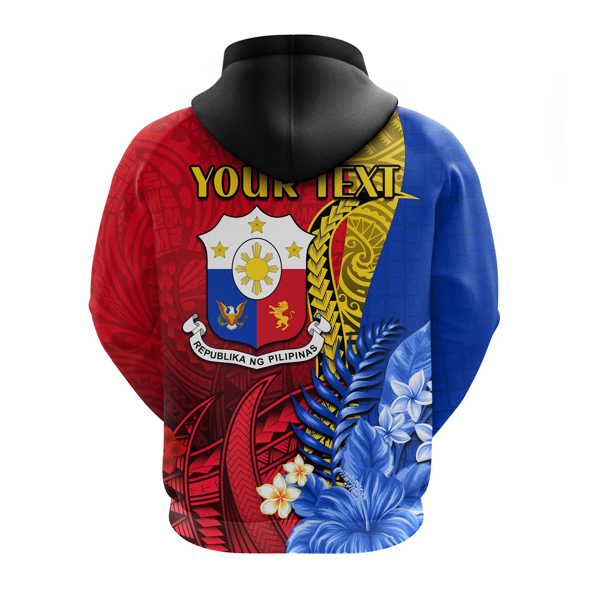 Custom Philippines Sampaguita Hoodie Special Polynesian Sun Filipino LT13