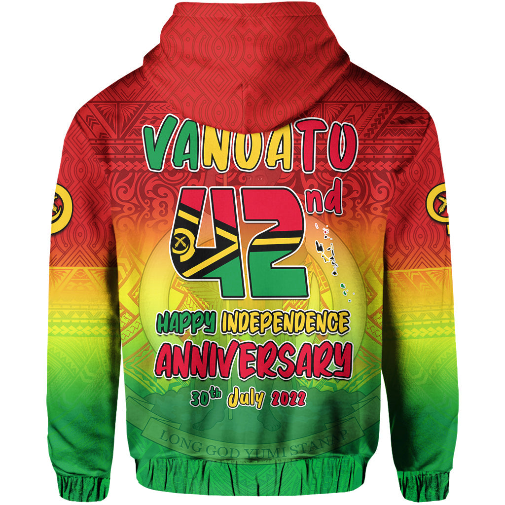 Vanuatu Independence Day Hoodie 42nd Anniversary Yumi Yumi Yumi LT13