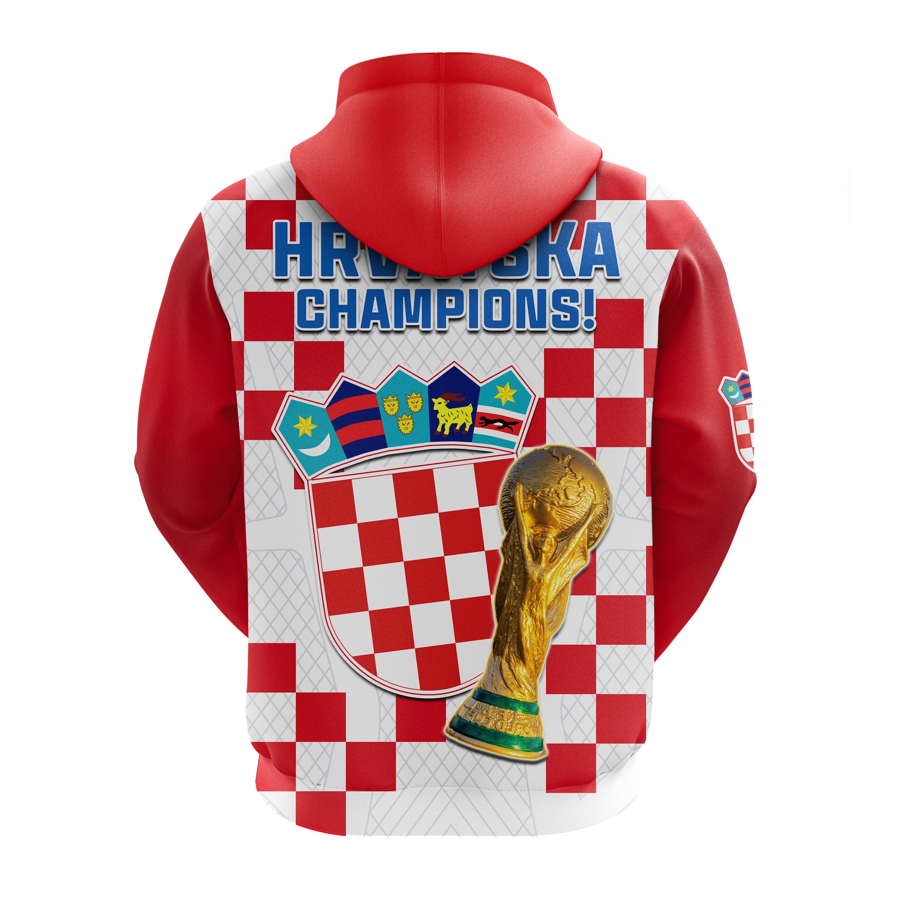 Croatia Football Hoodie Vatreni Hrvatska Champions 2022 World Cup LT13