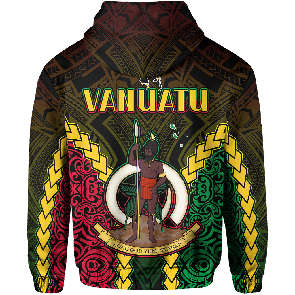 Vanuatu Indigenous Hoodie Proud To Be Ni Vanuatu Polynesian Pattern LT13