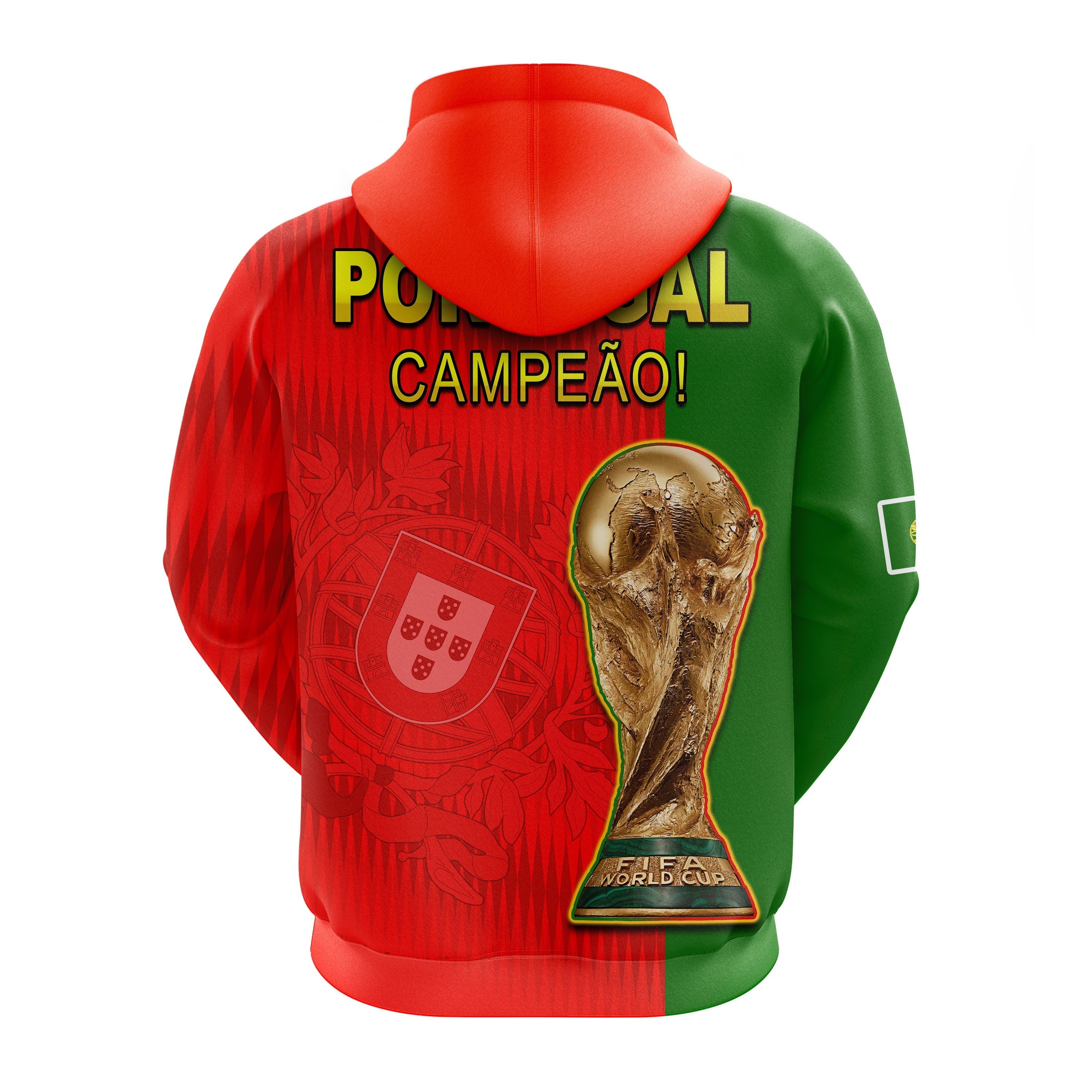 Portugal Football 2022 Hoodie Style Flag Portuguese Champions LT13