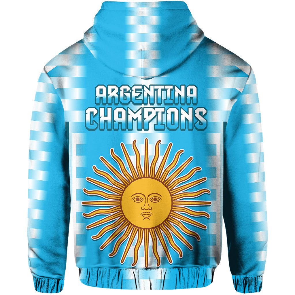 Argentina Football Champions Hoodie La Albiceleste GOAT LT13