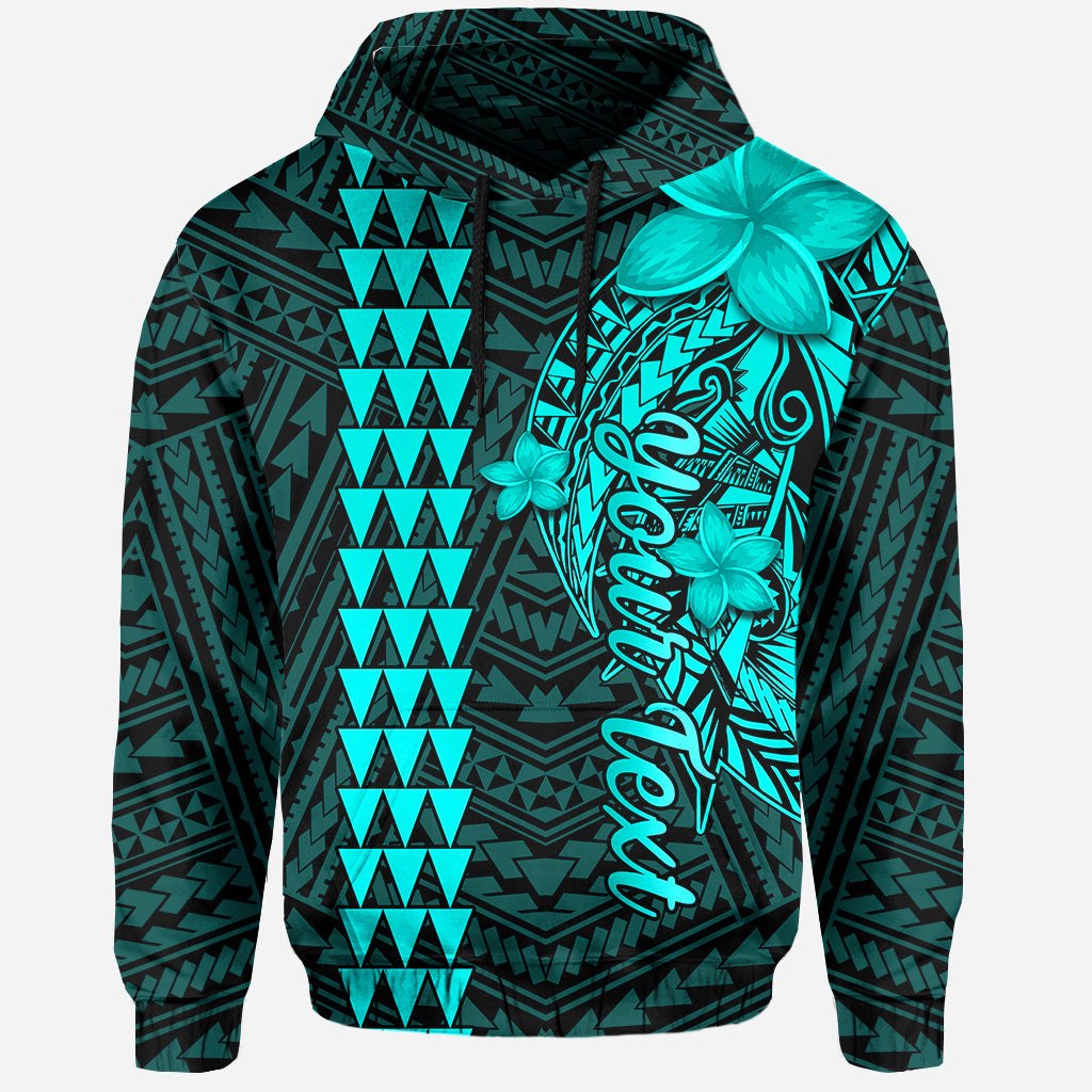 Custom Hawaii Hoodie Kakau Kanaka Maoli Combine Polynesian Shark Ver.04 LT14