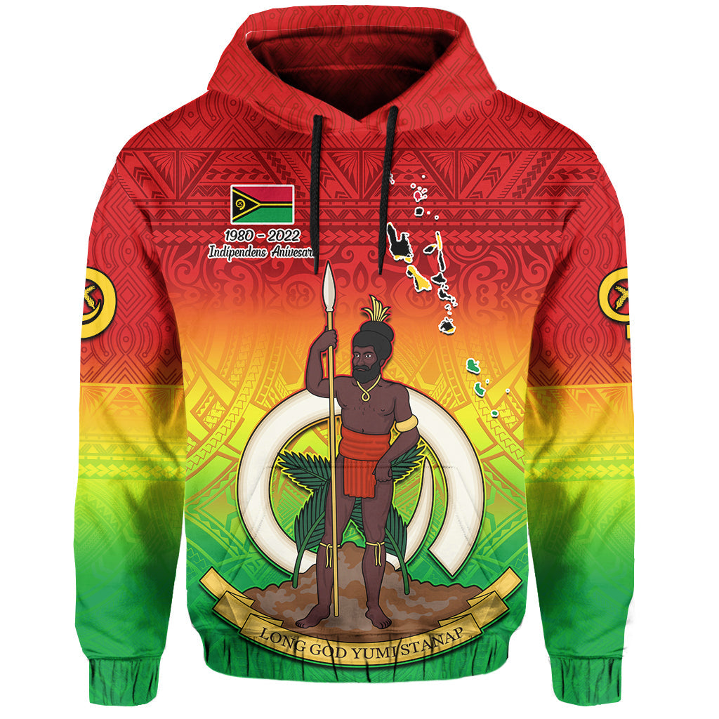 Vanuatu Independence Day Hoodie 42nd Anniversary Yumi Yumi Yumi LT13