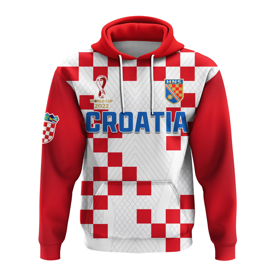 Croatia Football Hoodie Vatreni Hrvatska Champions 2022 World Cup LT13