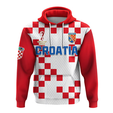 Croatia Football Hoodie Vatreni Hrvatska Champions 2022 World Cup LT13