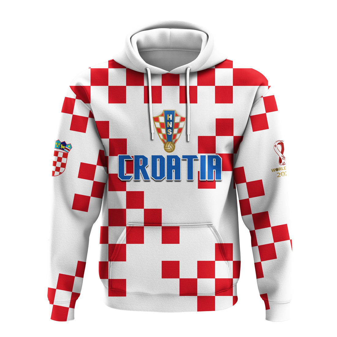 Croatia Football Hoodie World Cup Champions 2022 Hrvatska LT13