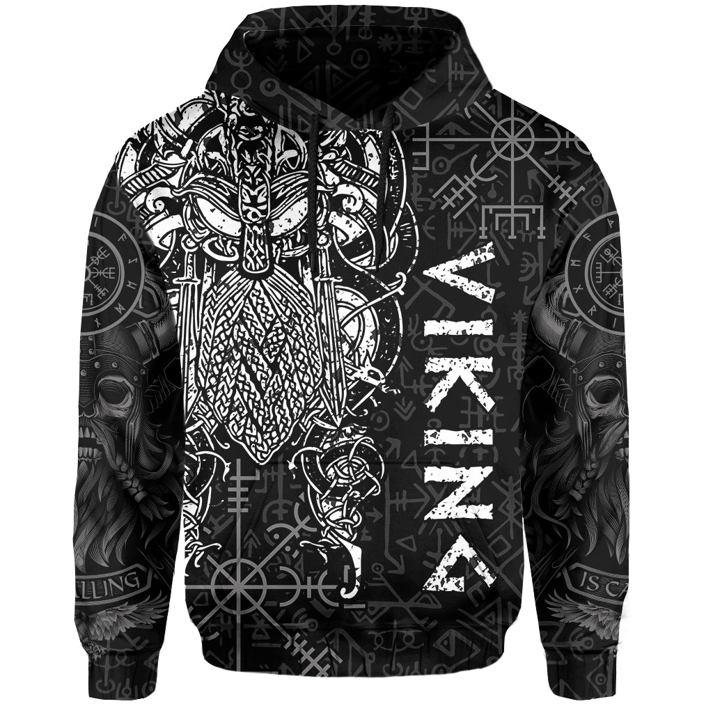 Viking Dad Hoodie Odin Runes Fathers Day LT13