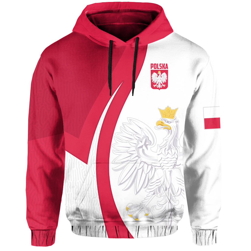 Custom Poland Football Hoodie Come On Biao Czerwoni Soccer Polski Champions World Cup LT13
