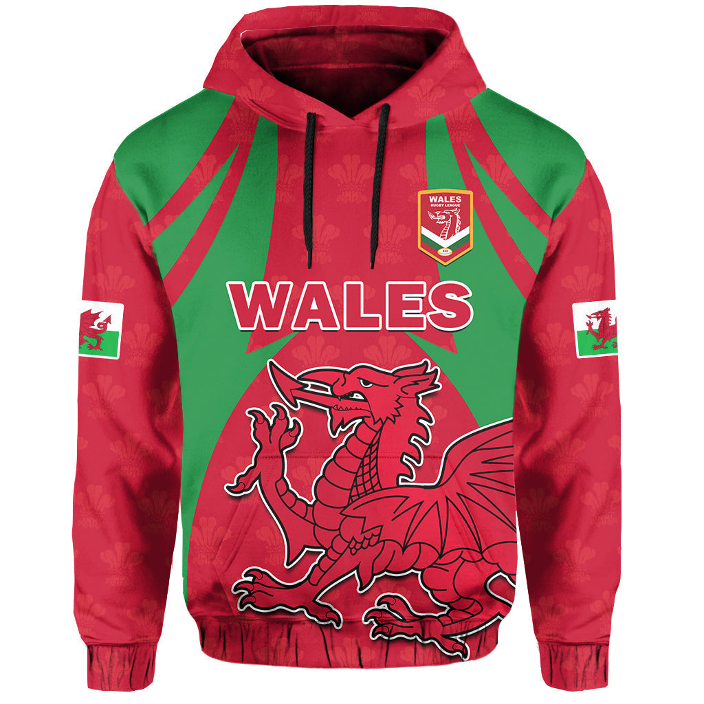 Custom Wales Rugby Hoodie The Dragons National Team Come On Cymru LT14