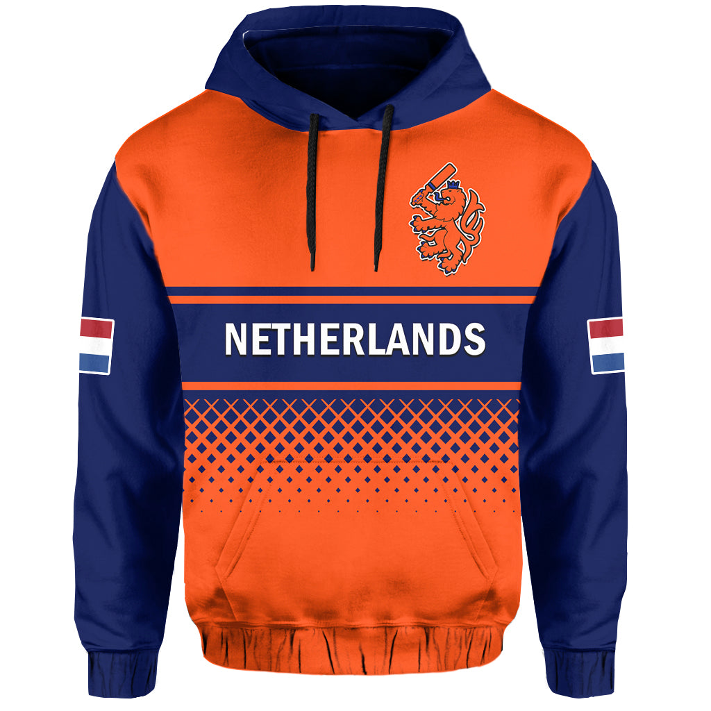 Custom Netherlands CrickeHoodie ODI Simple Orange Style LT14