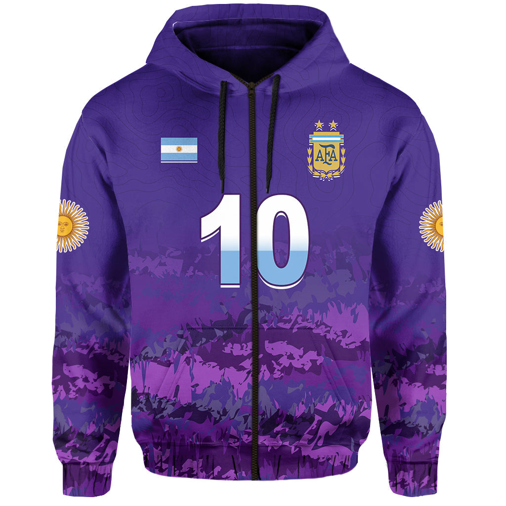 Custom Argentina Football Hoodie Go Champions La Albiceleste LT13