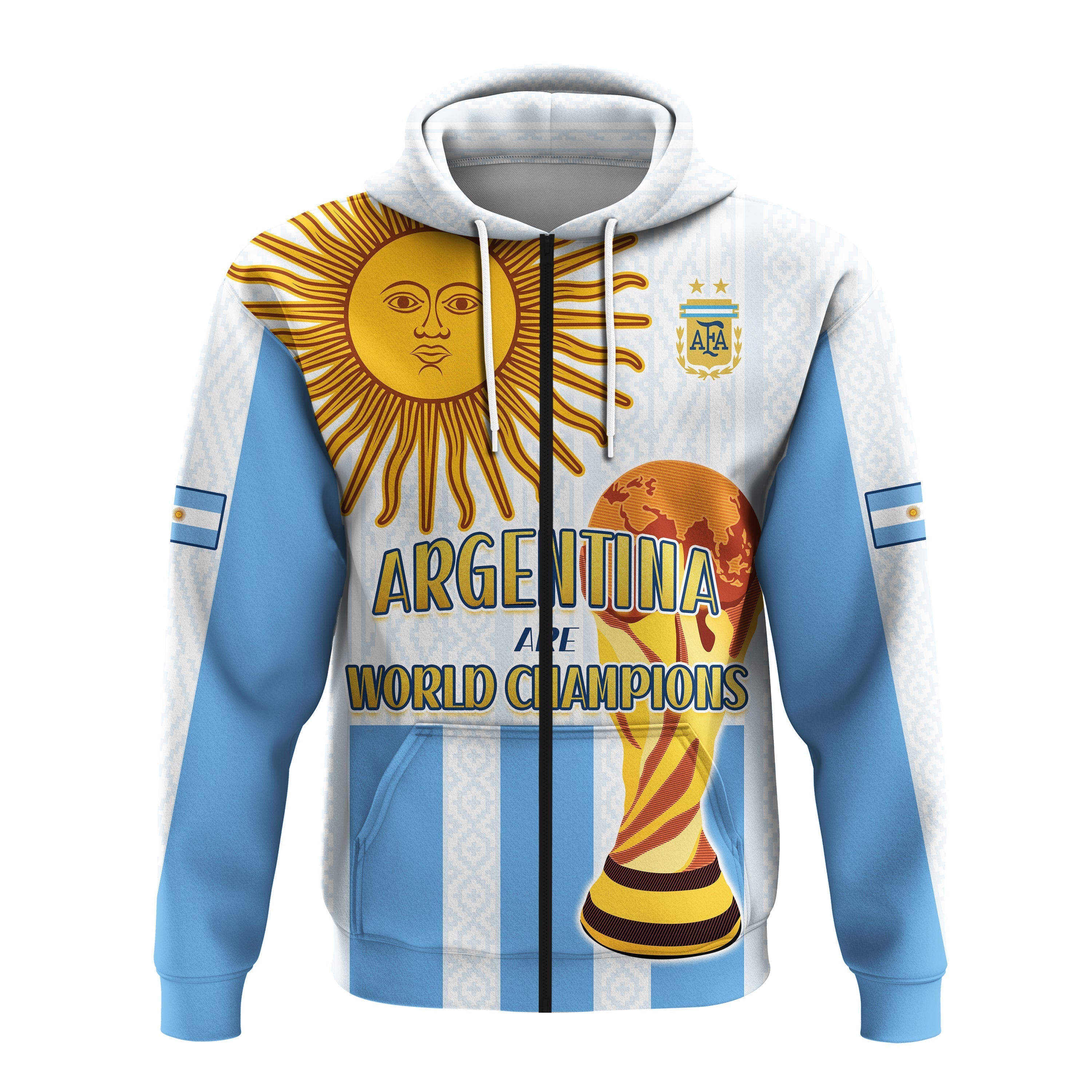Argentina Football Hoodie World Champions 2022 Dream Come True LT13