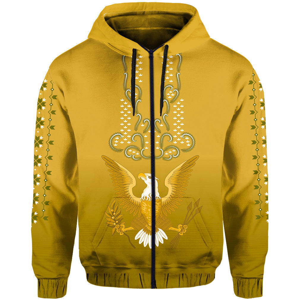 Custom Philippines Hoodie Sun Filipino Gold Barong LT13