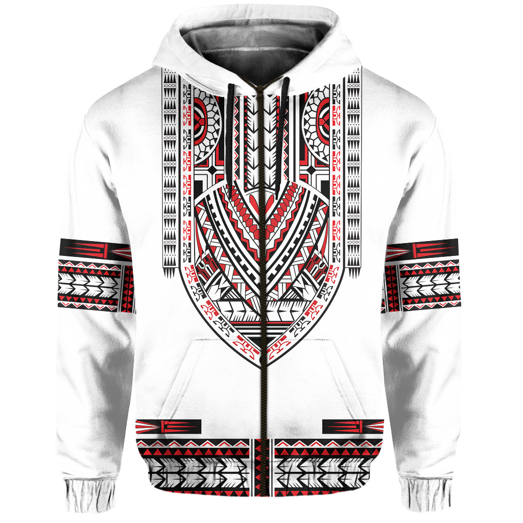 Custom Personalised Polynesian Hoodie Dashiki With Polynesian Tattoo Royal Version LT14
