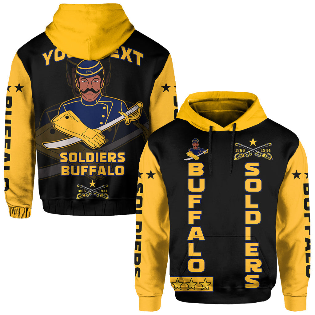 Custom Buffalo Soldiers Hoodie BSMC Club Adore Motorcycle LT13