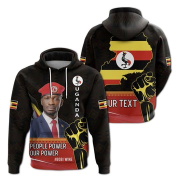 Custom Uganda Hoodie Bobi Wine People Power Our Power LT13