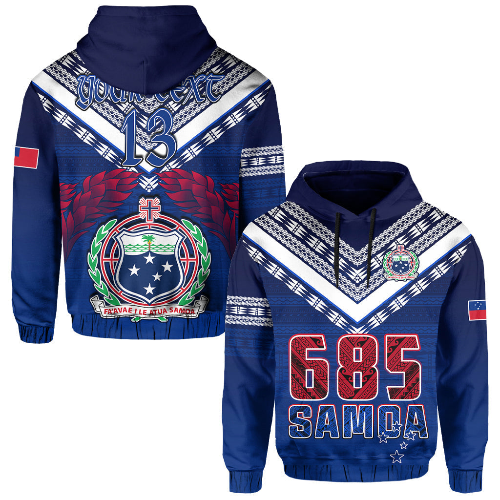 Custom Samoa 685 Hoodie Uso Aso Uma Toa Samoa Rugby History Made LT13